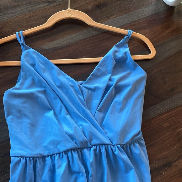 BCBGeneration Blue Maxi Dress with Slit - NWT - Picture 4 of 8